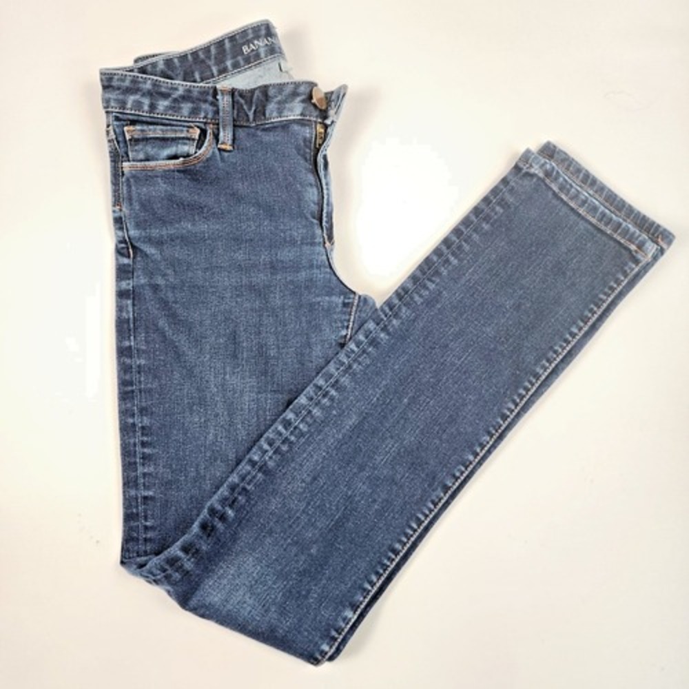 Banana Republic Jeans Womens 27 Skinny Fit Straight Leg - Picture 5 of 7